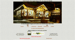 Desktop Screenshot of chalvinsports.com